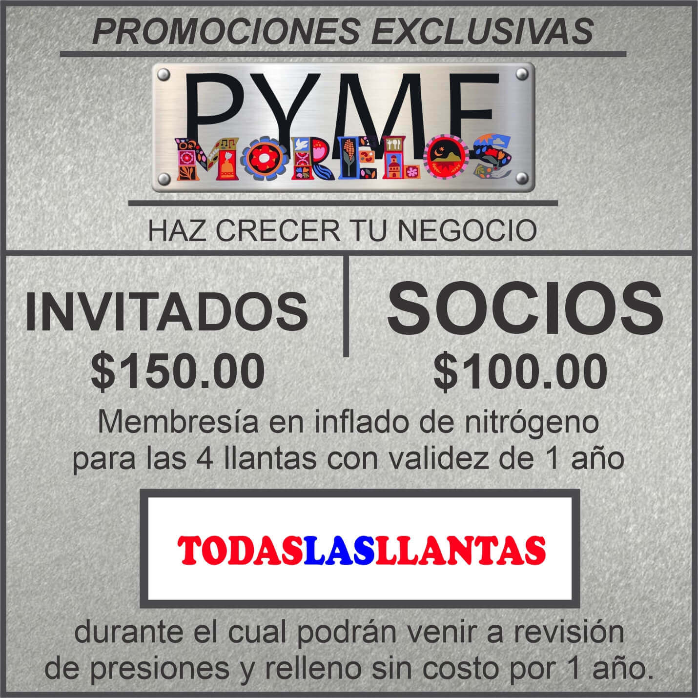 TodasLasLlantas – Membresía nitrógeno